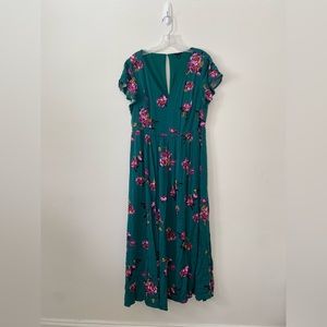 TORRID - Green Floral Challis Maxi Dress